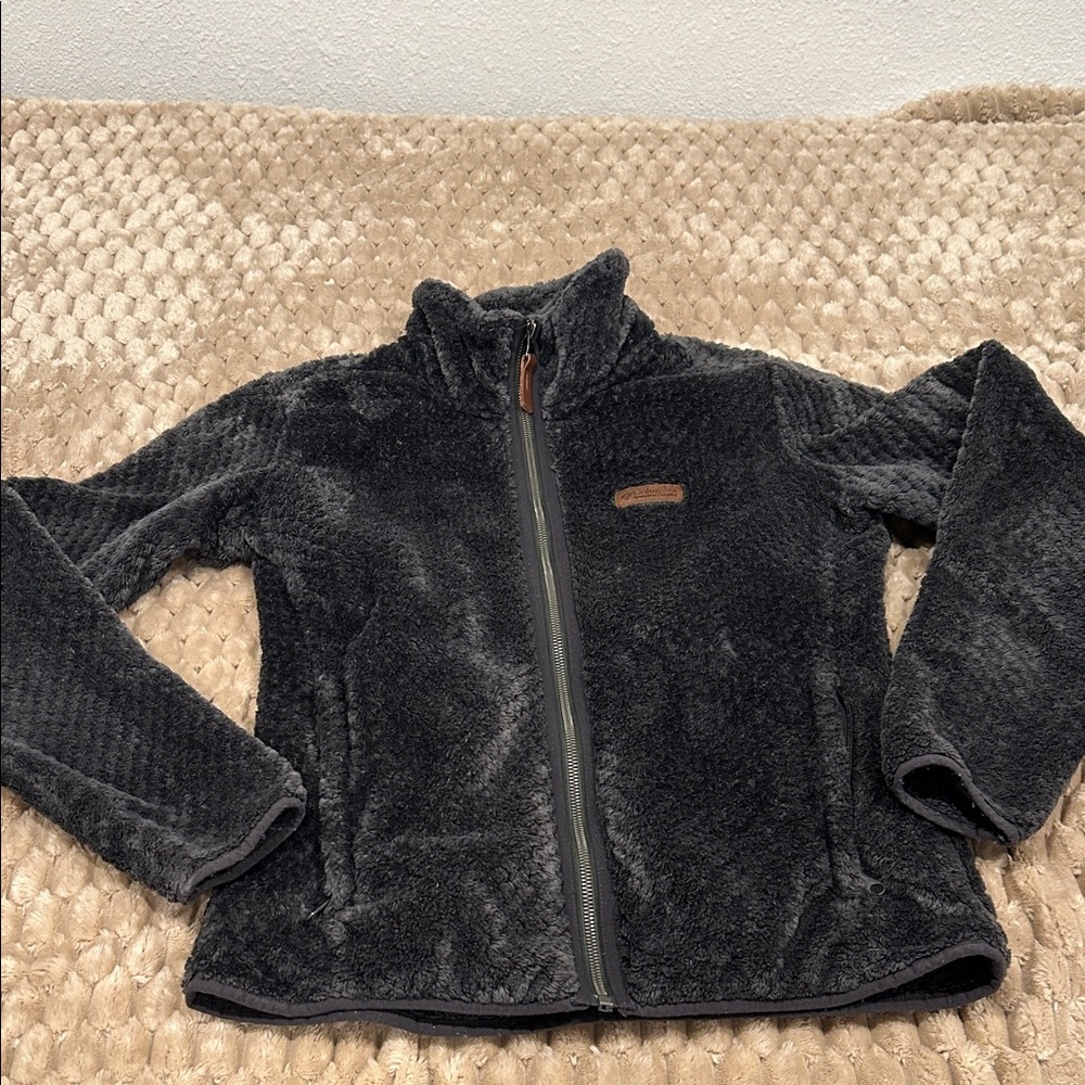 Columbia Cozy Dark Gray Fleece Jacket